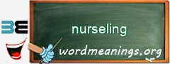 WordMeaning blackboard for nurseling